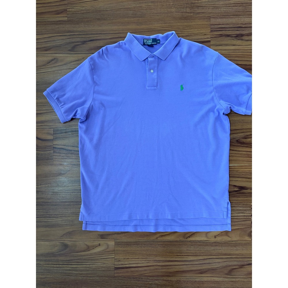 Men's purple Polo Ralph Lauren short sleeve polo shirt XL